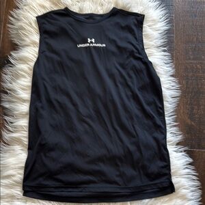Under Armour Black HeatGear Sleeveless Tank
